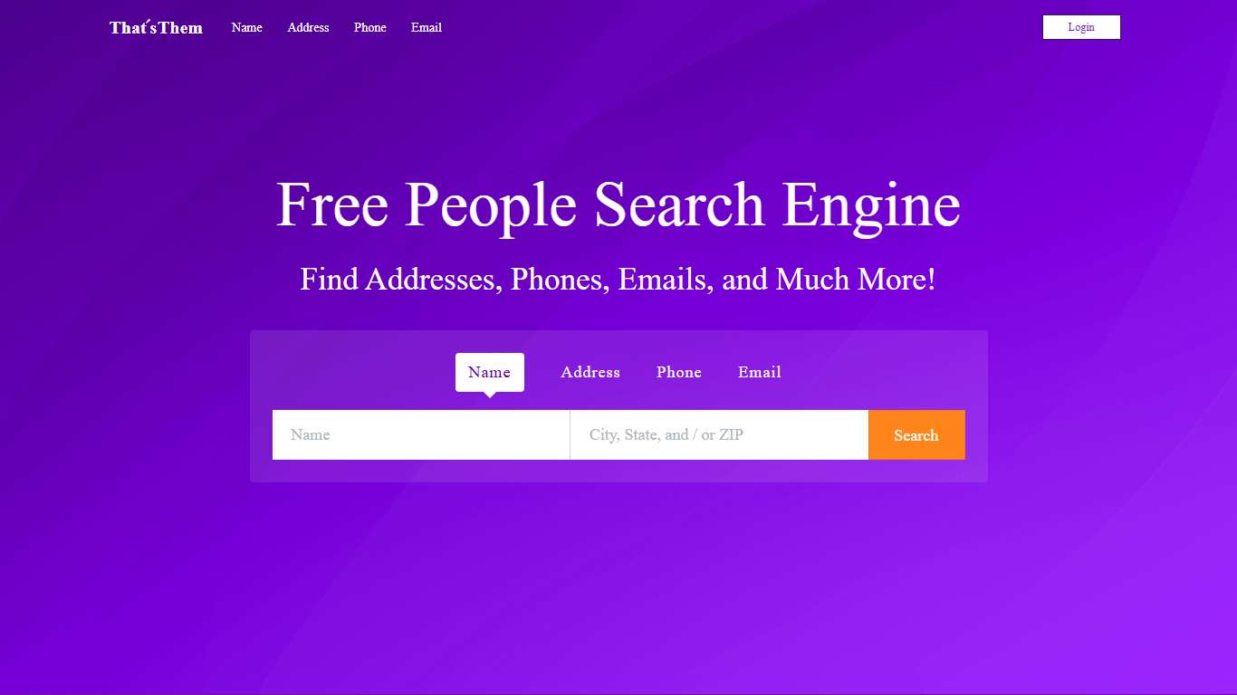 Free People Search | Reverse Phone Lookup | ThatsThem